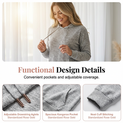 🌸Hot Sale 50% OFF💖 Cozy Matching Style, Easy Everyday Fit | Women's Hooded 2-Piece Set