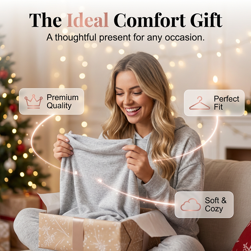 🌸Hot Sale 50% OFF💖 Cozy Matching Style, Easy Everyday Fit | Women's Hooded 2-Piece Set