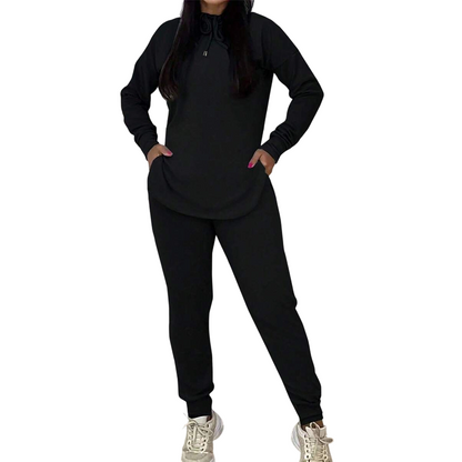 🌸Hot Sale 50% OFF💖 Cozy Matching Style, Easy Everyday Fit | Women's Hooded 2-Piece Set