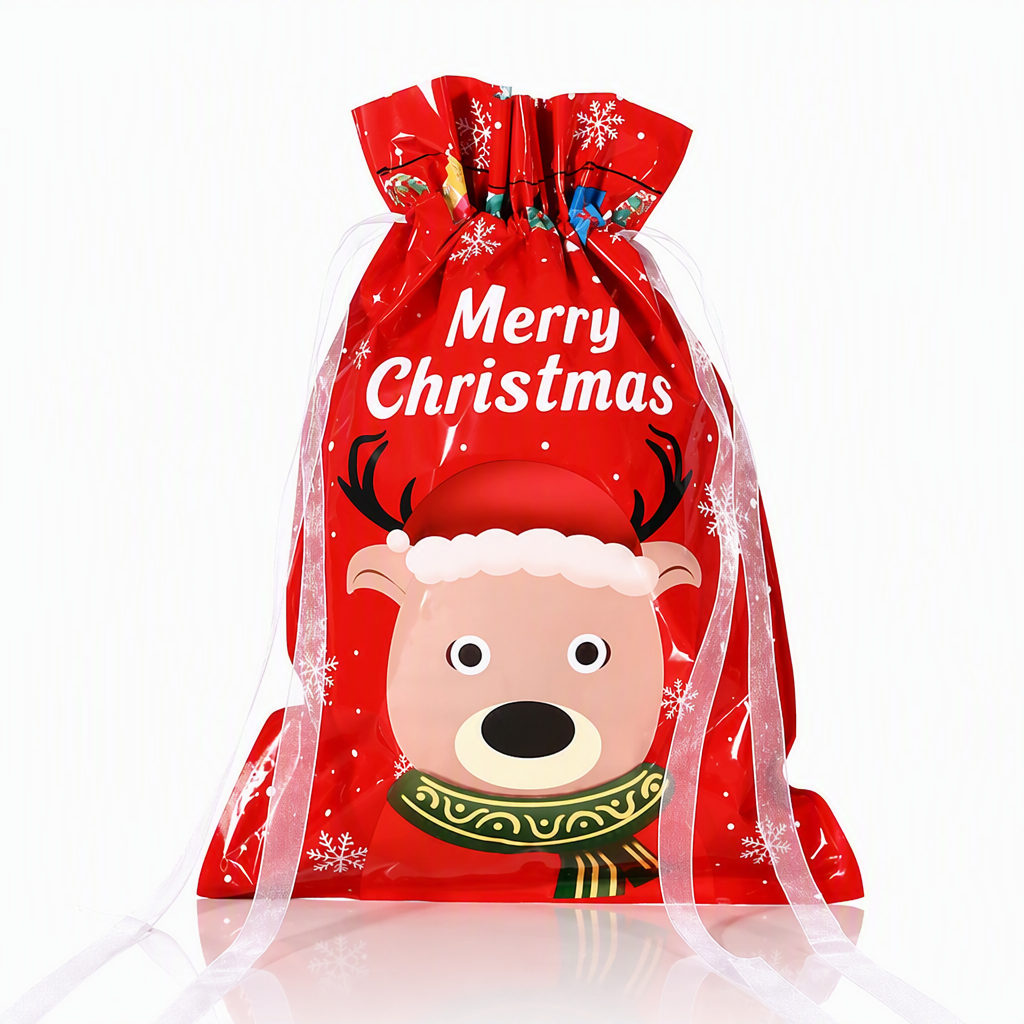 🎅Xmas HOT Sales - 48% OFF🎁10 Pack Christmas Drawstring Candy Gift Bags