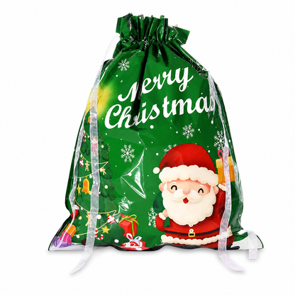 🎅Xmas HOT Sales - 48% OFF🎁10 Pack Christmas Drawstring Candy Gift Bags