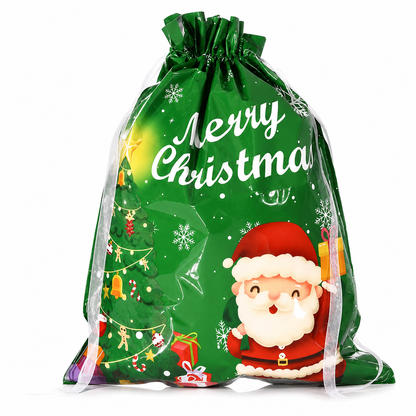 🎅Xmas HOT Sales - 48% OFF🎁10 Pack Christmas Drawstring Candy Gift Bags