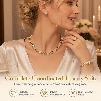 🎁 Early Christmas Hot Sale 53% OFF🎅 Classic Heart Shape Jewelry 4-Piece Set