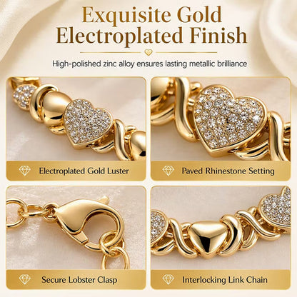 🎁 Early Christmas Hot Sale 53% OFF🎅 Classic Heart Shape Jewelry 4-Piece Set