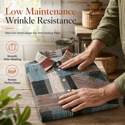 🍂Casual Loose Fit Plaid Long Sleeve Shirt Plus Size Sun Protection Outerwear for Spring and Autumn