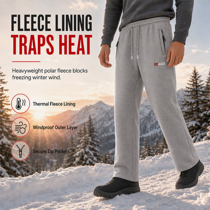 🔥 Fleece-Lined Warmth, Easy Movement | Unisex Thermal Pants