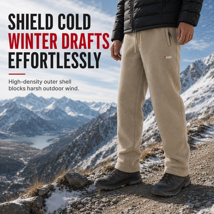 🔥 Fleece-Lined Warmth, Easy Movement | Unisex Thermal Pants
