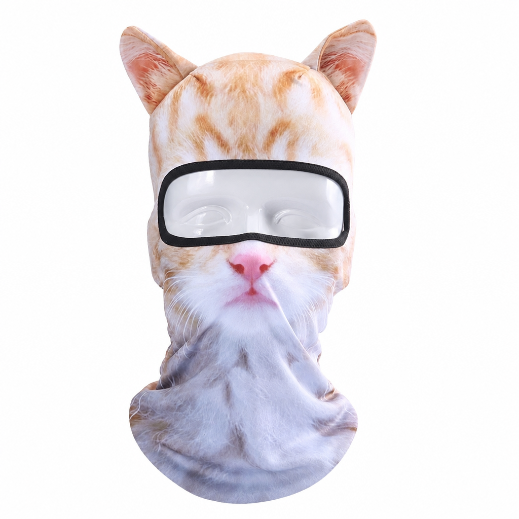 🦊Animal Print Windproof Balaclava Face Mask – Warm, Wind-Resistant, Stylish Outdoor Protection