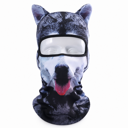 🦊Animal Print Windproof Balaclava Face Mask – Warm, Wind-Resistant, Stylish Outdoor Protection