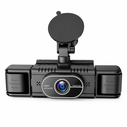 🚗📹F100 4-Lens Car Dash Cam 1080P HD – Infrared Night Vision & GPS Sync Recording