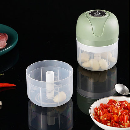 🔥Last Day Hot Sale 60%🔥USB Rechargeable Mini Electric Garlic Grinder, Portable Food Chopper for Garlic, Onion, Veggie