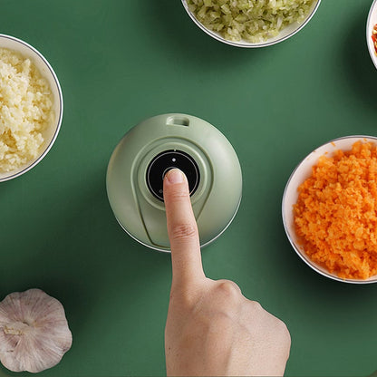 🔥Last Day Hot Sale 60%🔥USB Rechargeable Mini Electric Garlic Grinder, Portable Food Chopper for Garlic, Onion, Veggie