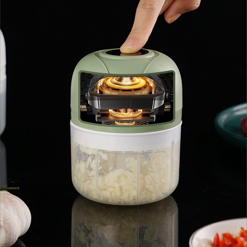 🔥Last Day Hot Sale 60%🔥USB Rechargeable Mini Electric Garlic Grinder, Portable Food Chopper for Garlic, Onion, Veggie