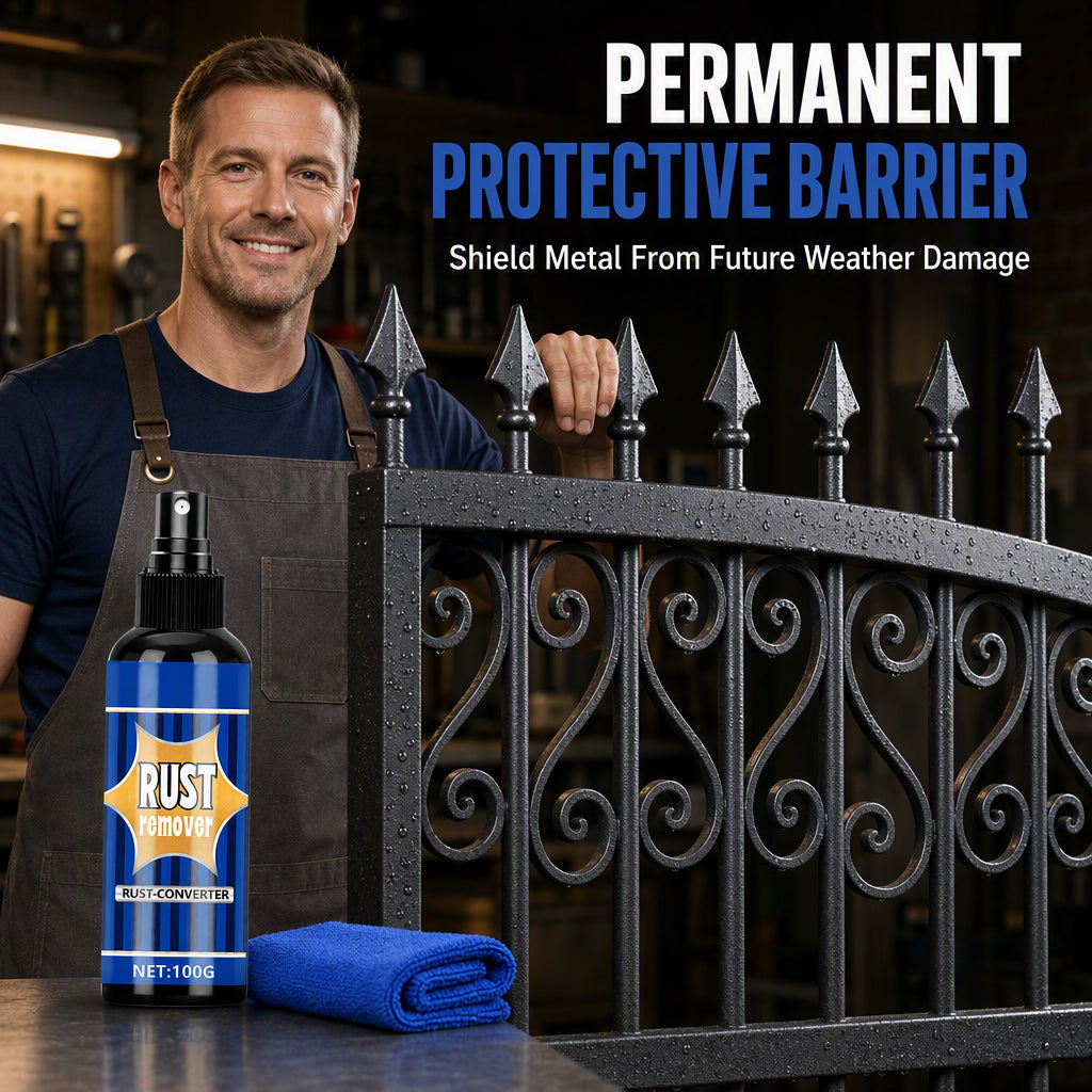 🔧✨Rust Remover Spray & Protective Metal Rust Converter – Removes Rust, Converts & Protects Metal Surfaces