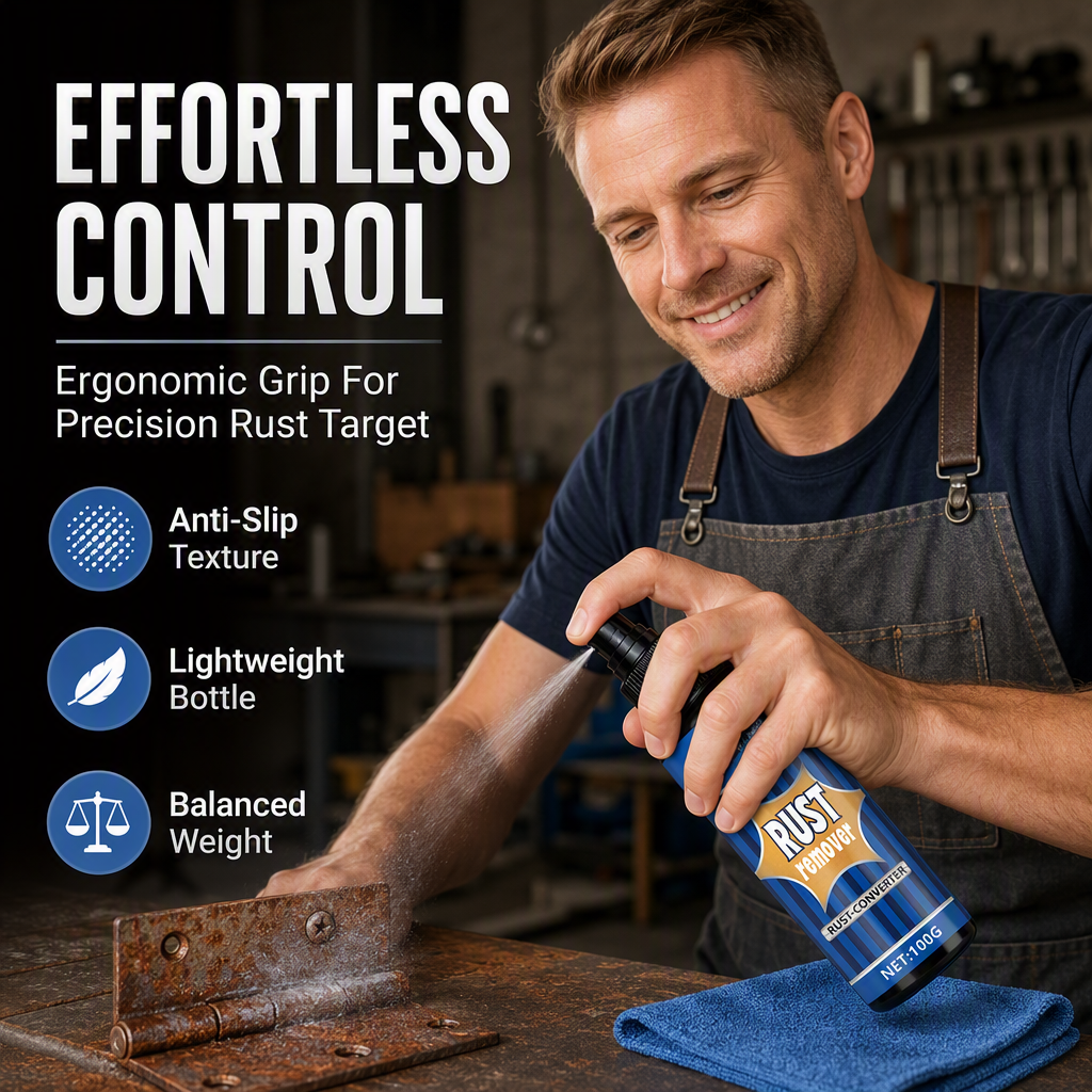 🔧✨Rust Remover Spray & Protective Metal Rust Converter – Removes Rust, Converts & Protects Metal Surfaces