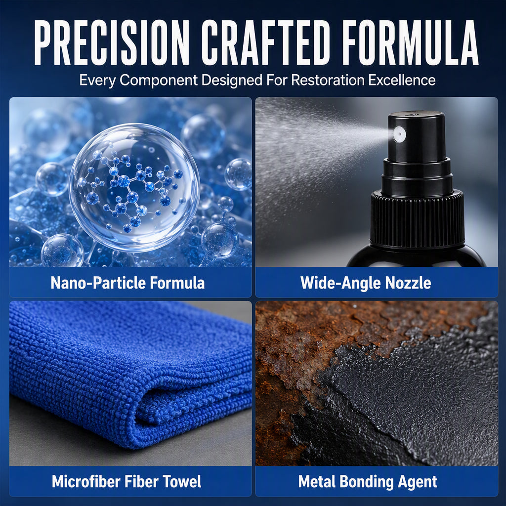 🔧✨Rust Remover Spray & Protective Metal Rust Converter – Removes Rust, Converts & Protects Metal Surfaces