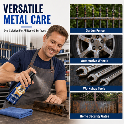 🔧✨Rust Remover Spray & Protective Metal Rust Converter – Removes Rust, Converts & Protects Metal Surfaces