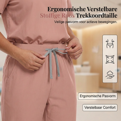 🩺 Comfort voor elke werkdag ✨ Ademend Scrubspak voor Dames – Lichtgewicht, Comfortabel & Bewegingsvrijheid