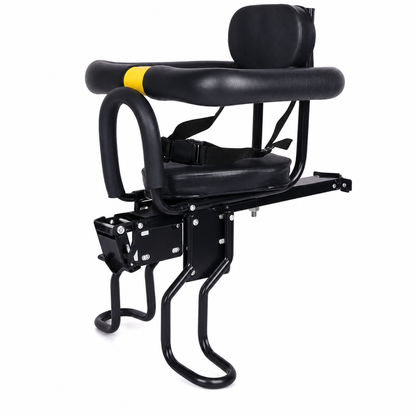 🚲👶Bicycle Child Seat with Backrest & Cushion – For Mountain Bikes, Safe & Comfortable Parent-Child Cycling