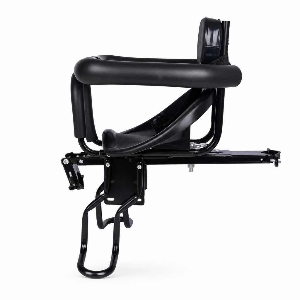 🚲👶Bicycle Child Seat with Backrest & Cushion – For Mountain Bikes, Safe & Comfortable Parent-Child Cycling