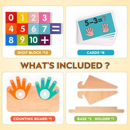 🔢🧩Educational Math Manipulatives Number Counting Blocks – Hands-On Learning, Fun & Interactive