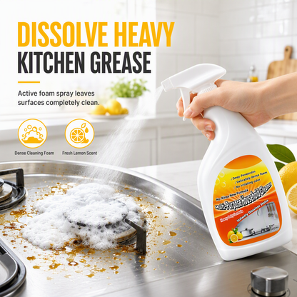 🧴🔥Multi-Purpose Kitchen Degreaser Spray – Fast-Acting, Cuts Through Grease & Grime
