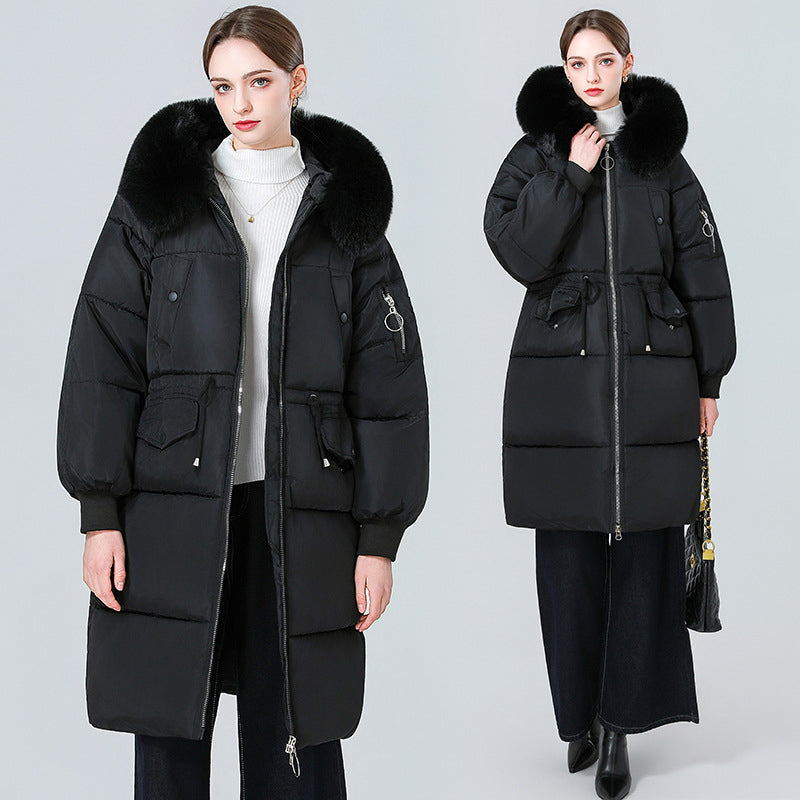 Women's Mid-Long Thickened Padded Coat