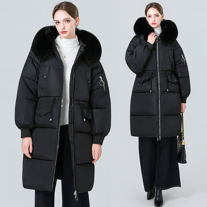 Women's Mid-Long Thickened Padded Coat
