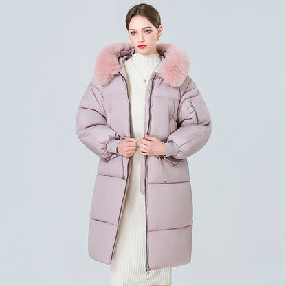 Women's Mid-Long Thickened Padded Coat