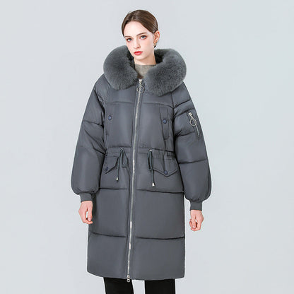 Women's Mid-Long Thickened Padded Coat