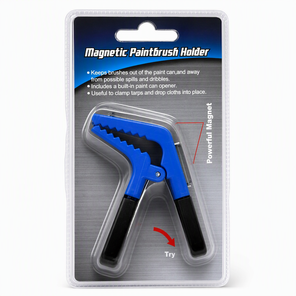🖌️✨Magnetic Paint Brush Clip – Double-Sided, Universal Holder