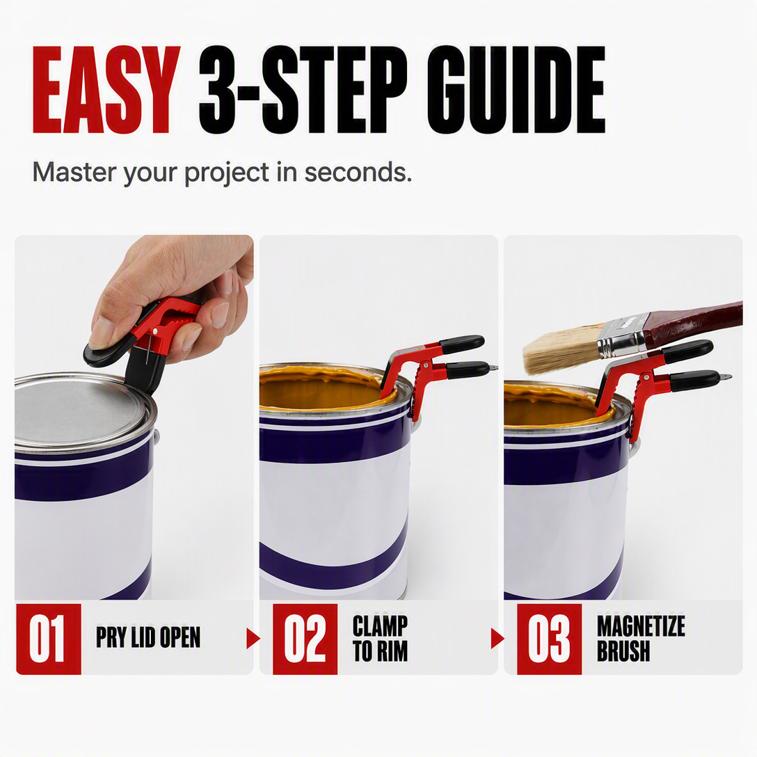 🖌️✨Magnetic Paint Brush Clip – Double-Sided, Universal Holder
