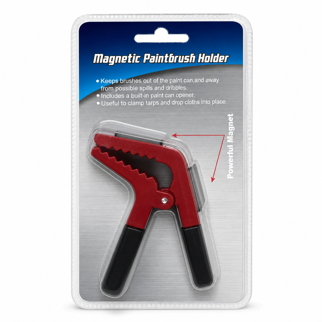 🖌️✨Magnetic Paint Brush Clip – Double-Sided, Universal Holder