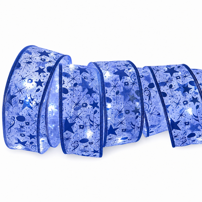 🎄✨Christmas Tree Ribbon String Lights – Festive Glow, Flexible Ribbon Design, Perfect Holiday Decor