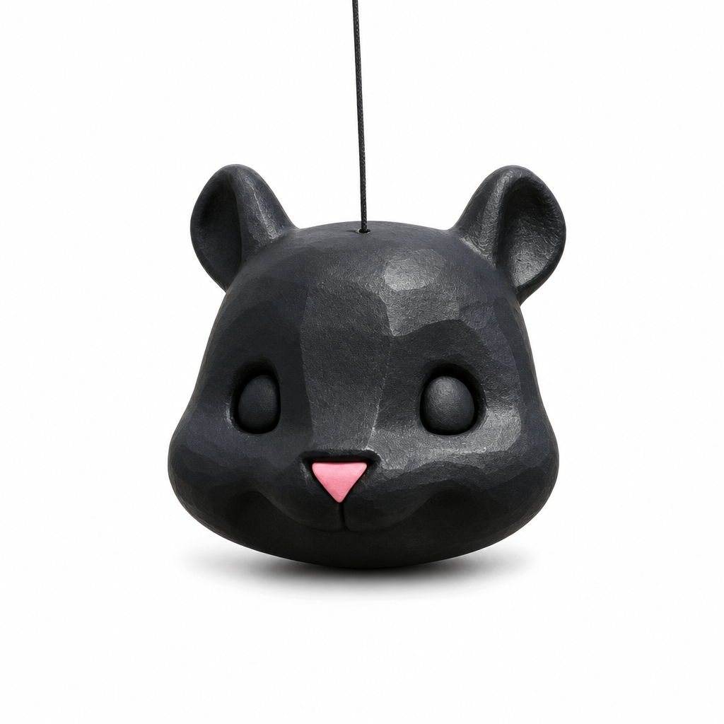 3D Printed Giant Squirrel Head Squirrel Feeder Toy