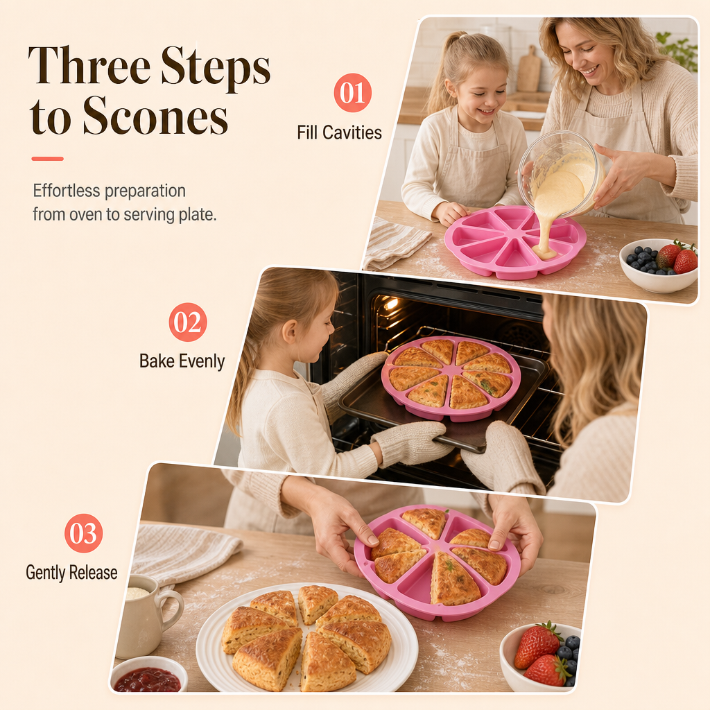 ✨Hot Sale 50% OFF🔥8 Cavity Triangle Silicone Cake Mold