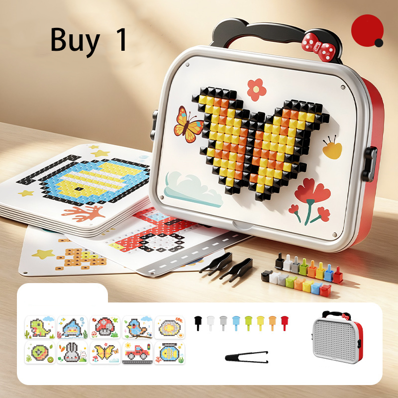🍄🧩Creative 3D Mushroom Peg Puzzle – Fun, Educational & Hands-On Learning for Kids