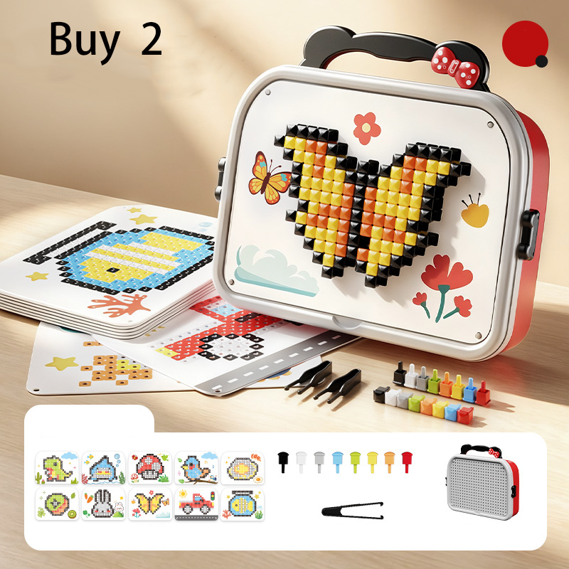 🍄🧩Creative 3D Mushroom Peg Puzzle – Fun, Educational & Hands-On Learning for Kids