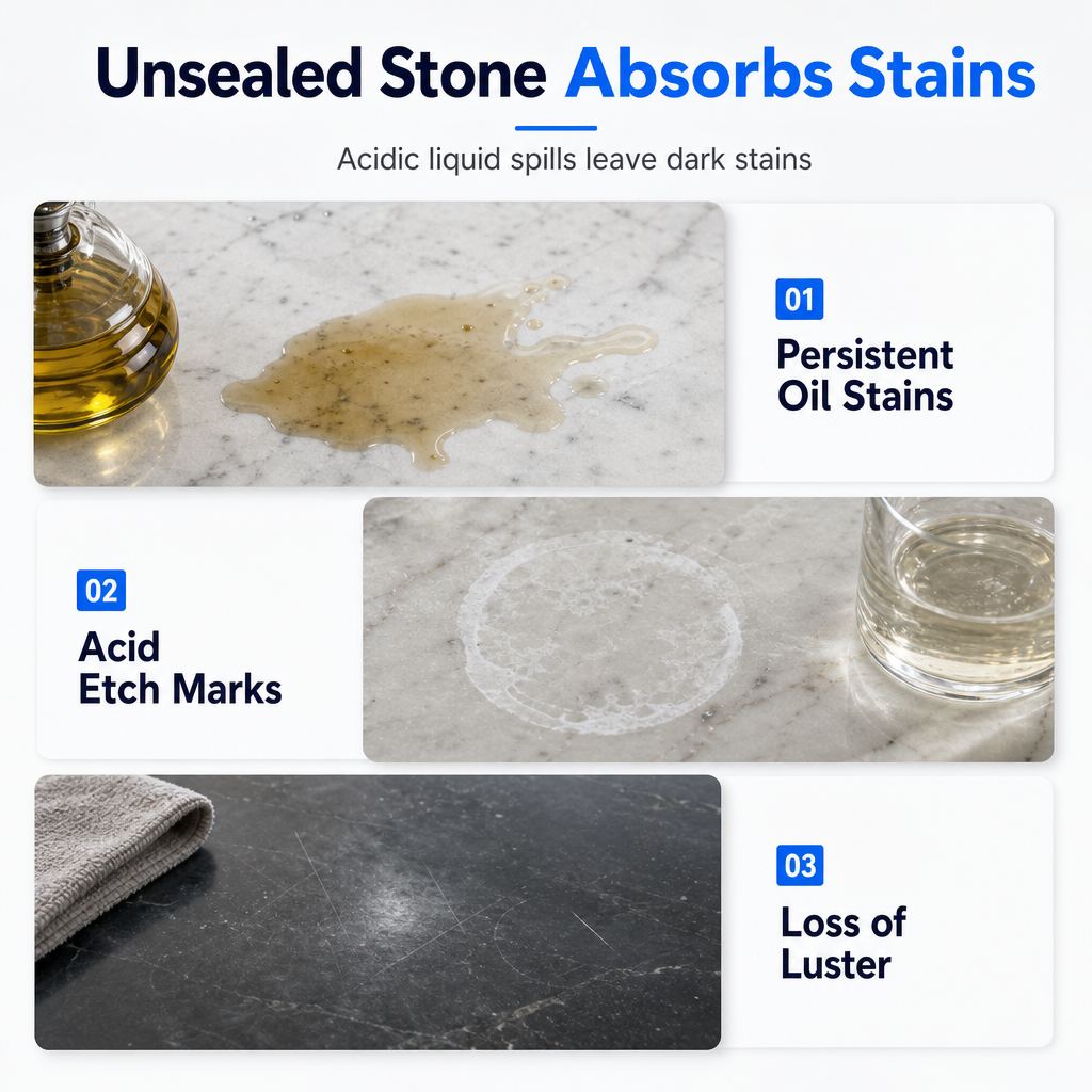 ✨🪨Stone Nanocrystal Plating Spray for Marble & Countertops – Restores Shine, Protects & Seals Surfaces