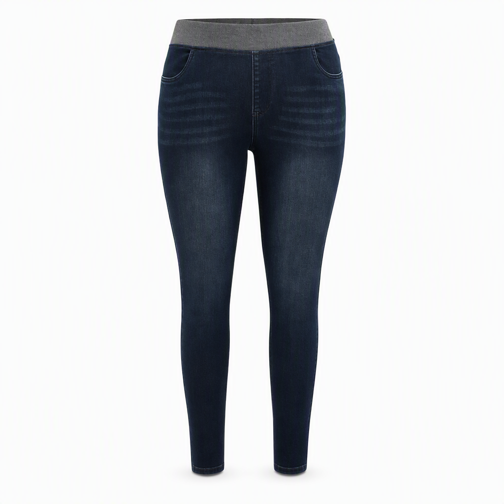 👖 No Buttons, No Pinching | Women's Pull-On High-Rise Stretch Jeans