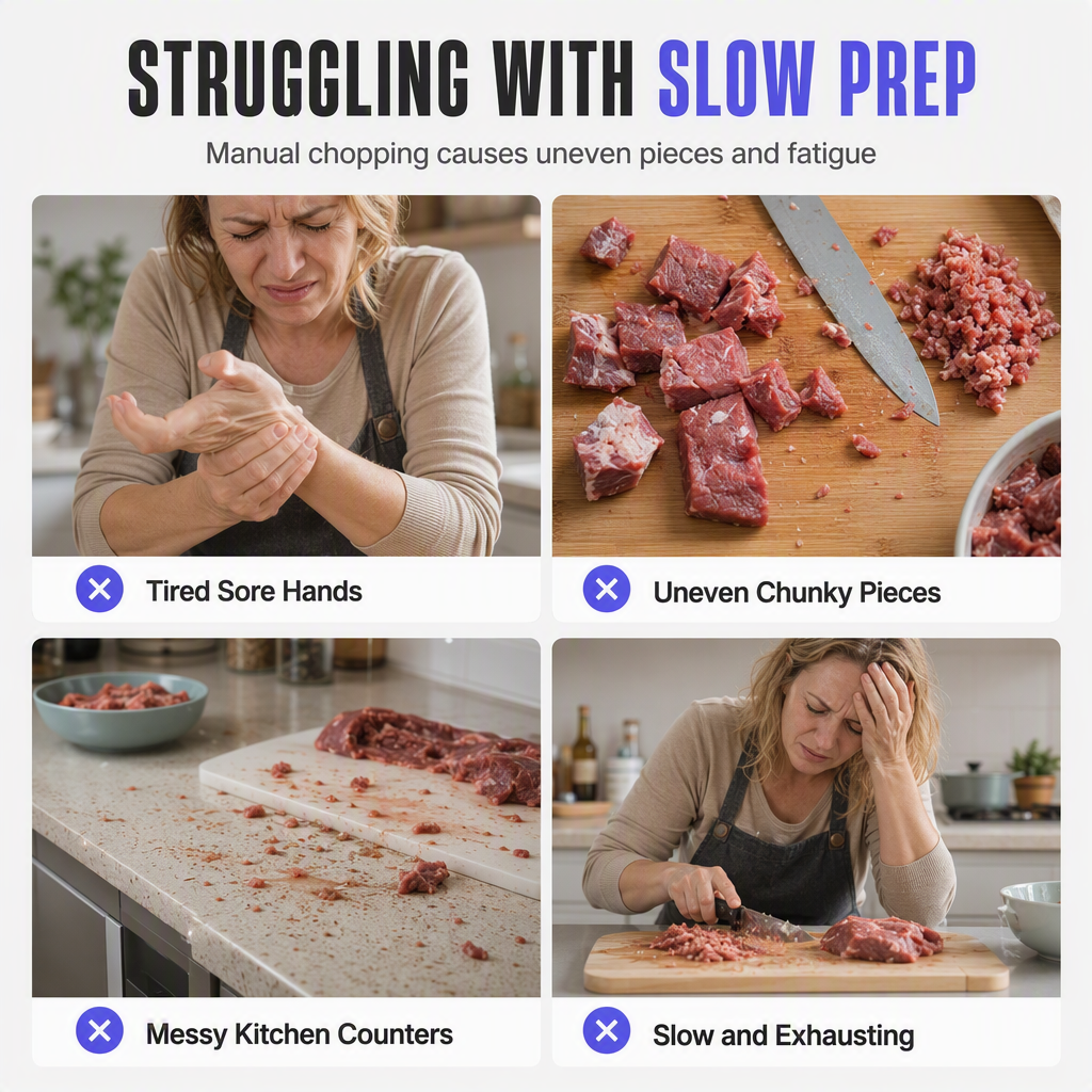 ⚡Electric Meat Grinder & Food Mincer – Powerful, Fast, Easy to Clean, Perfect for Home Cooking