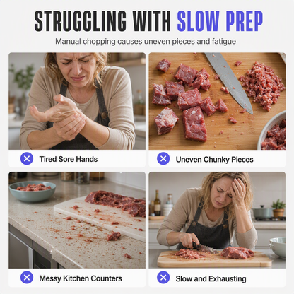 ⚡Electric Meat Grinder & Food Mincer – Powerful, Fast, Easy to Clean, Perfect for Home Cooking