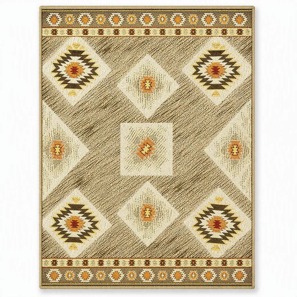 🛋️ Save 50%! 🧶 Bohemian Faux Cashmere Rug – Dust-resistant & easy-clean ✨
