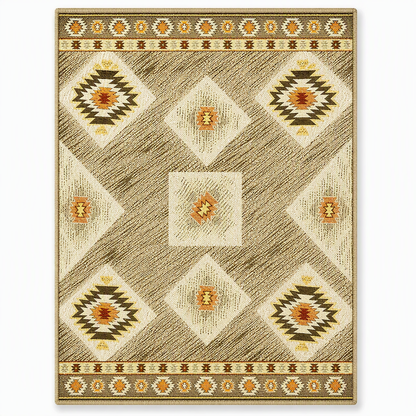 🛋️ Save 50%! 🧶 Bohemian Faux Cashmere Rug – Dust-resistant & easy-clean ✨