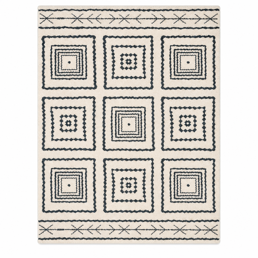 🛋️ Save 50%! 🧶 Bohemian Faux Cashmere Rug – Dust-resistant & easy-clean ✨