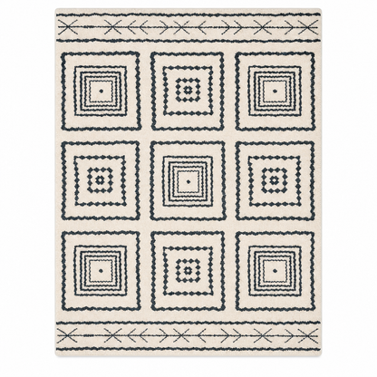🛋️ Save 50%! 🧶 Bohemian Faux Cashmere Rug – Dust-resistant & easy-clean ✨
