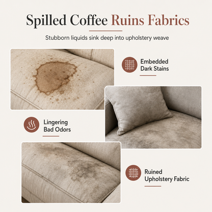 🛋️ Sofa Cleaner & Stain Remover: No-Rinse Foam, Lifts Deep Grime, Gentle pH Formula, 100ml