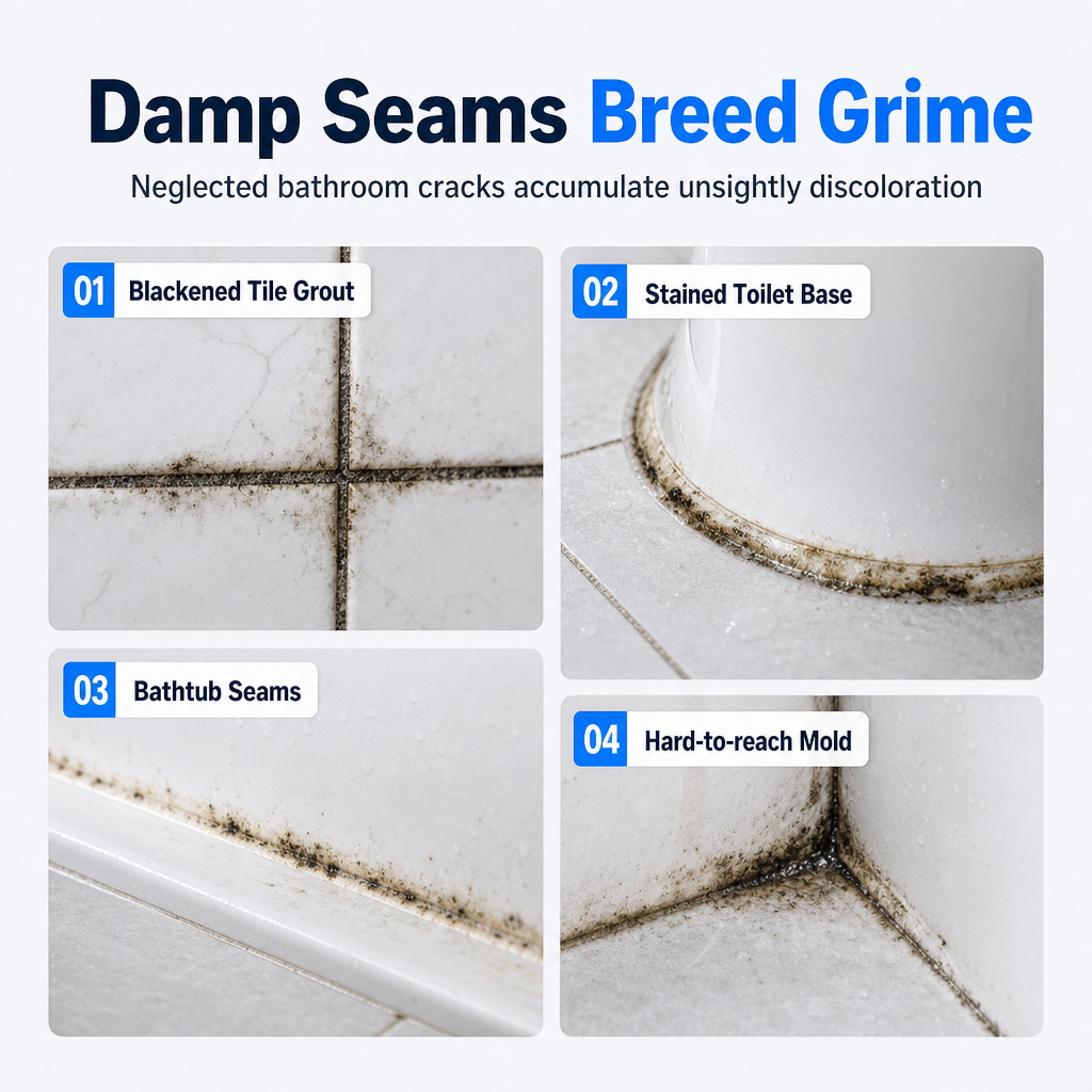 🚽💨Toilet Base Seam Cleaning Mousse – Foam, Deep Clean & Fresh