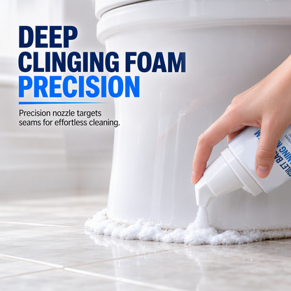 🚽💨Toilet Base Seam Cleaning Mousse – Foam, Deep Clean & Fresh