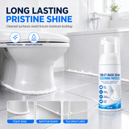 🚽💨Toilet Base Seam Cleaning Mousse – Foam, Deep Clean & Fresh